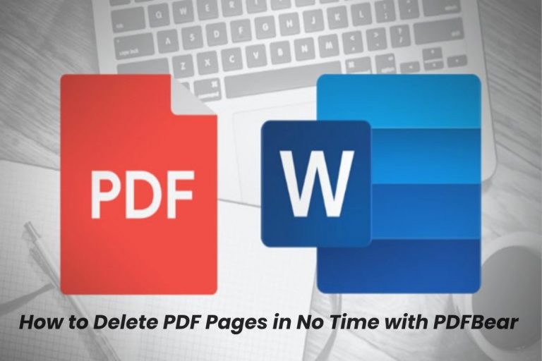 How to Delete PDF Pages in No Time with PDF Bear?