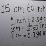 How to Calculate 15 inches to cm?